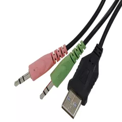 CASTI gaming Spacer RGB, cu fir, standard, utilizare gaming, microfon pe brat, conectare prin USB & Jack 3.5 mm x 2, iluminare RGB, negru, 