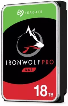 HDD  SEAGATE 18TB, IronWolf Pro, 7.200 rpm, buffer 256 MB, pt NAS, 
