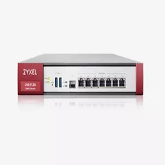 FIREWALL ZYXEL USGFLEX200, 4x LAN/DMZ, 2x WAN, 2x SFP, 450 Mbps, IKEv2, IPSec, SSL, L2TP/IPSec, fanless, 