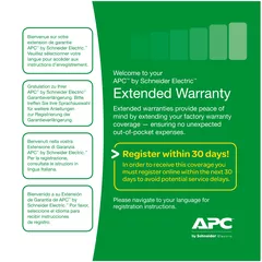 Extensie garantie APC 1 an pentru produs nou din seria BX, BE, BK, BR ,SC620I 
