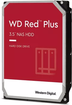 HDD WD 12TB,  Red Plus, 7.200 rpm, buffer 256 MB, pt NAS, 