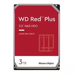 HDD WD 3TB,  Red Plus, 5.400 rpm, buffer 128 MB, pt NAS, 